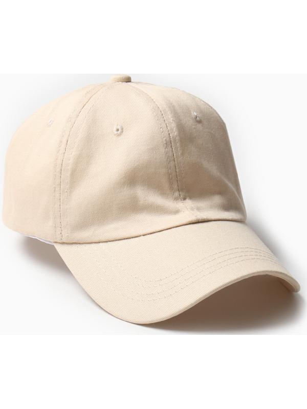 Кепка однотонная MINAKU цв.экрю, р-р 58
