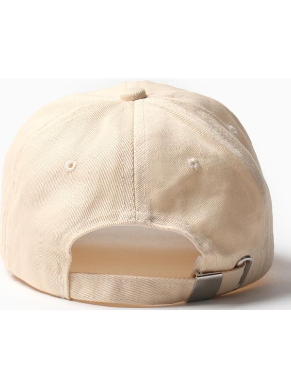 Кепка однотонная MINAKU цв.экрю, р-р 58