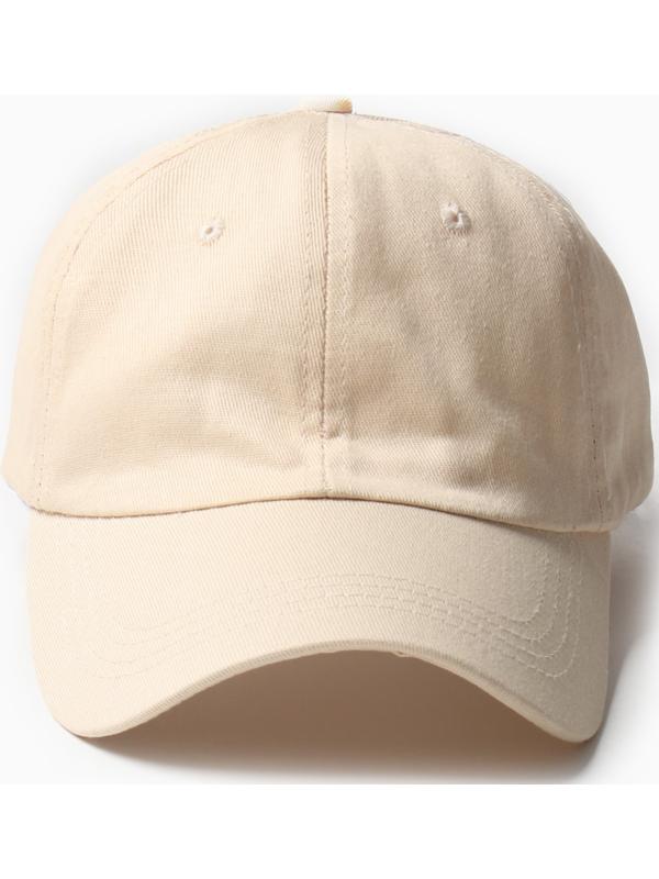 Кепка однотонная MINAKU цв.экрю, р-р 58