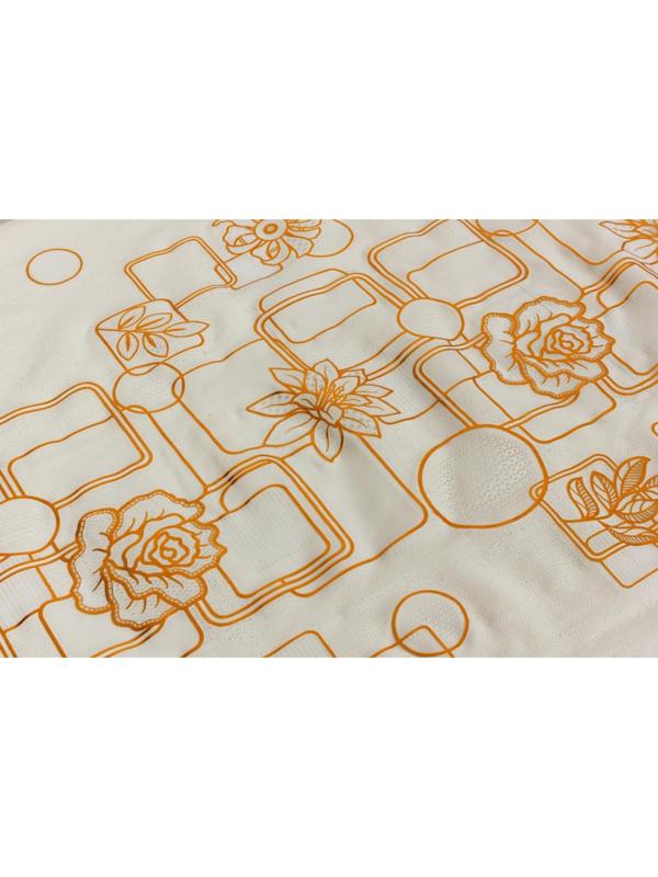 Клеенка «Ажурная» Gold&Beige, ширина 137 см, рулон 20 метров