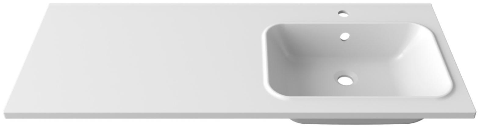 Раковина-столешница Paola Bella 1200 R, 120х48 см, правая