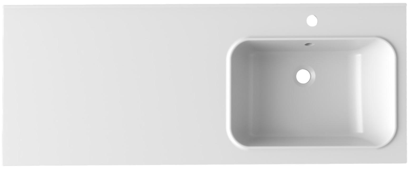 Раковина-столешница Paola Bella 1200 R, 120х48 см, правая