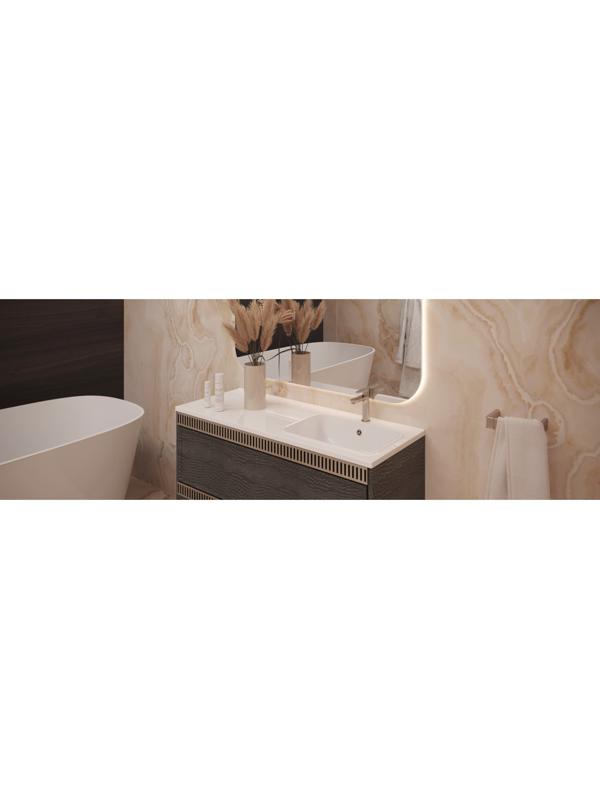 Раковина-столешница Paola Bella 1200 R, 120х48 см, правая