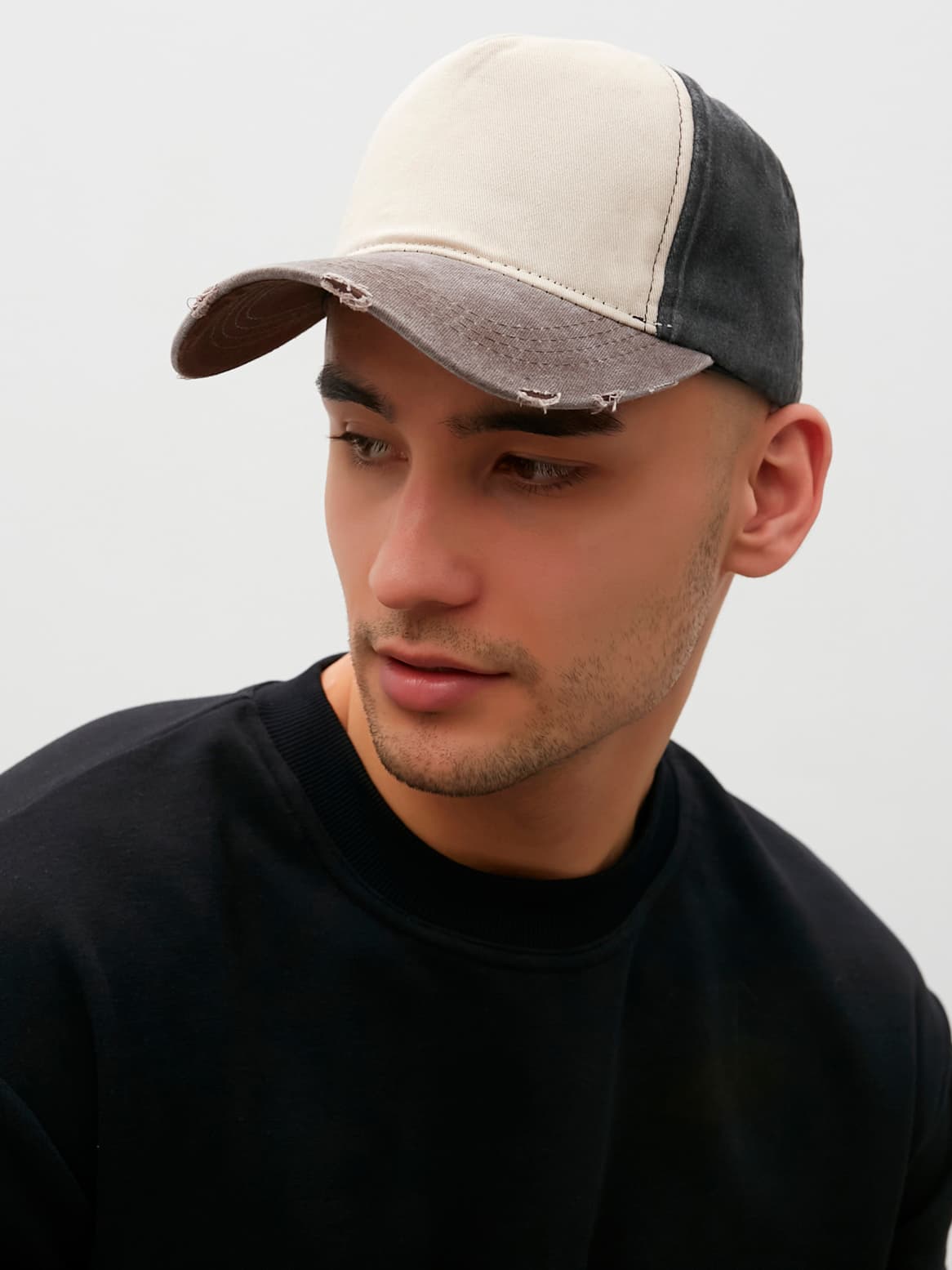 Кепка мужская MINAKU, цвет черный, р-р 56-68