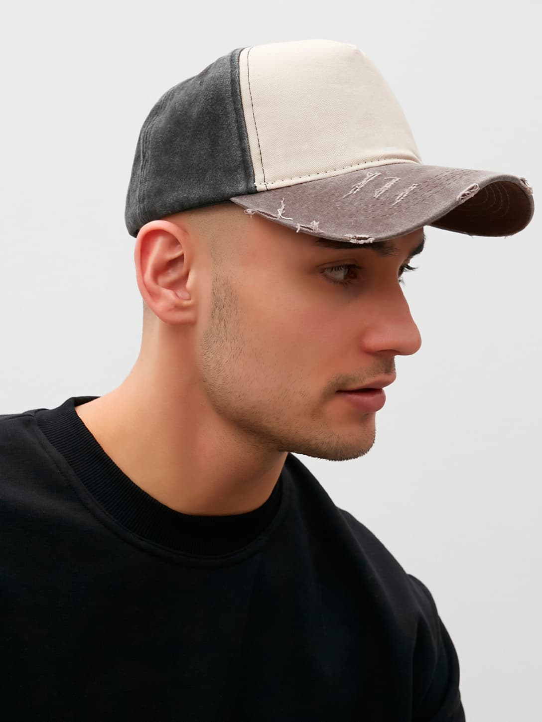 Кепка мужская MINAKU, цвет черный, р-р 56-68