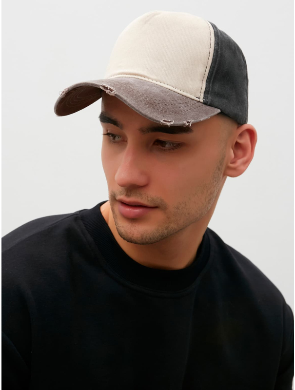 Кепка мужская MINAKU, цвет черный, р-р 56-68