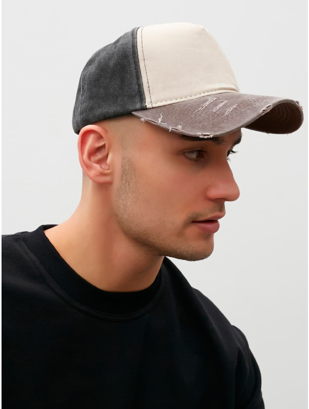 Кепка мужская MINAKU, цвет черный, р-р 56-68