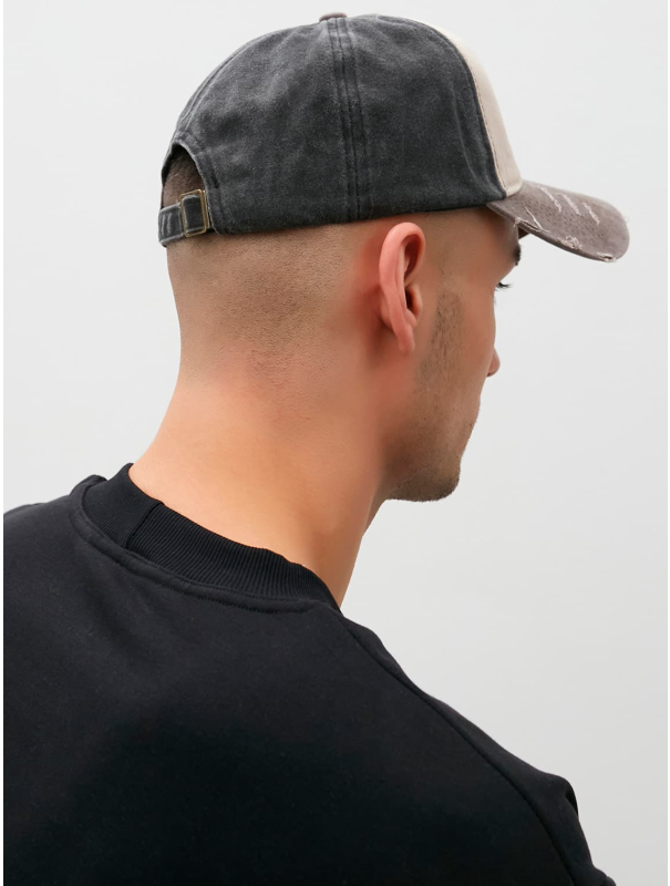 Кепка мужская MINAKU, цвет черный, р-р 56-68