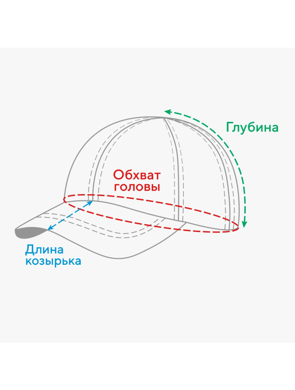 Кепка мужская MINAKU, цвет черный, р-р 56-68