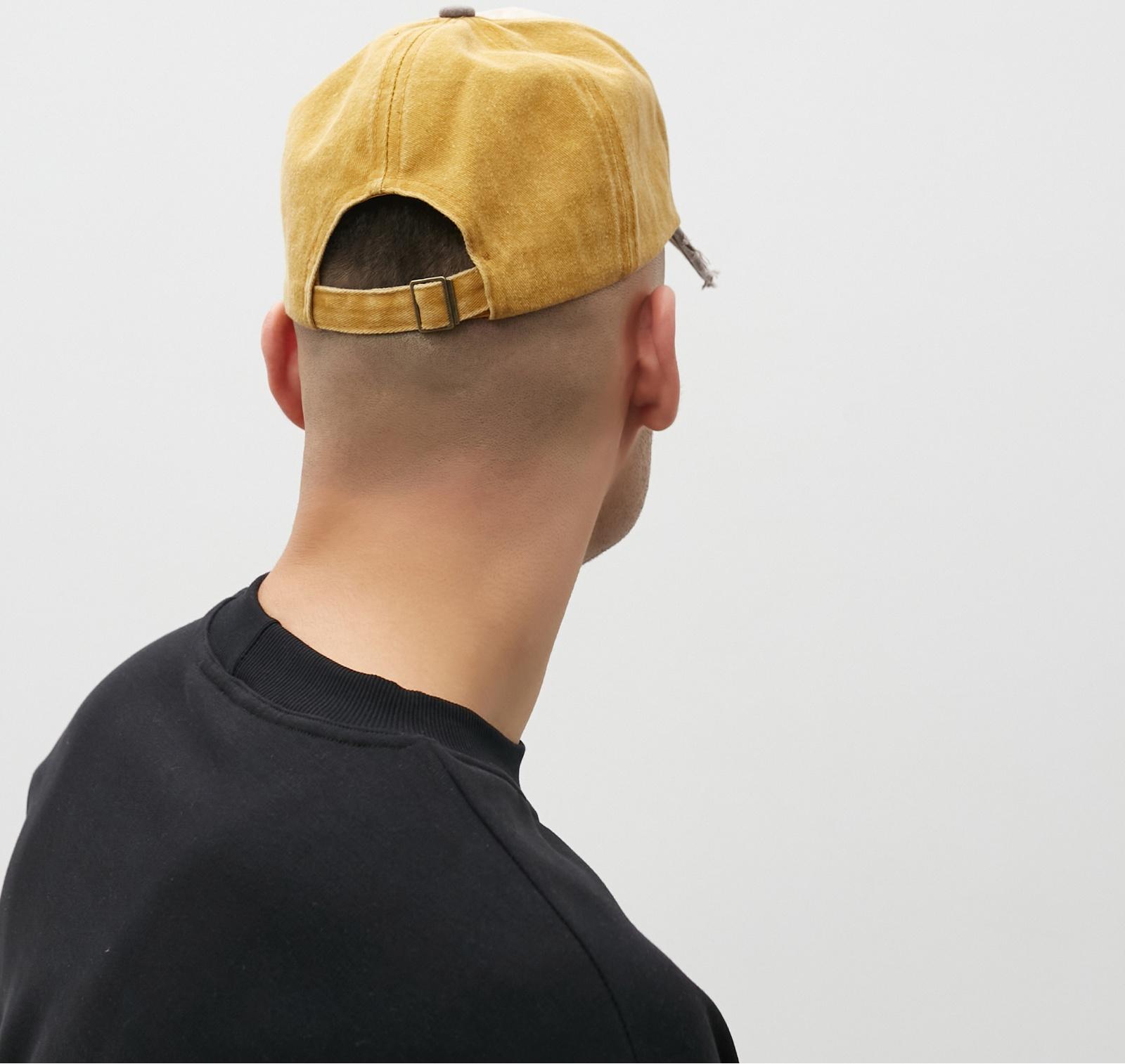 Кепка мужская MINAKU, цвет горчичный, р-р 56-68