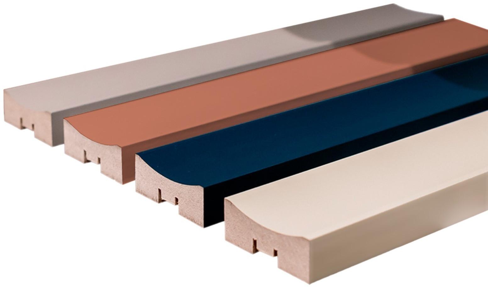 Интерьерная Рейка МДФ Планкен Рекесс De Luxe Sandgrau 2700х50х19 мм