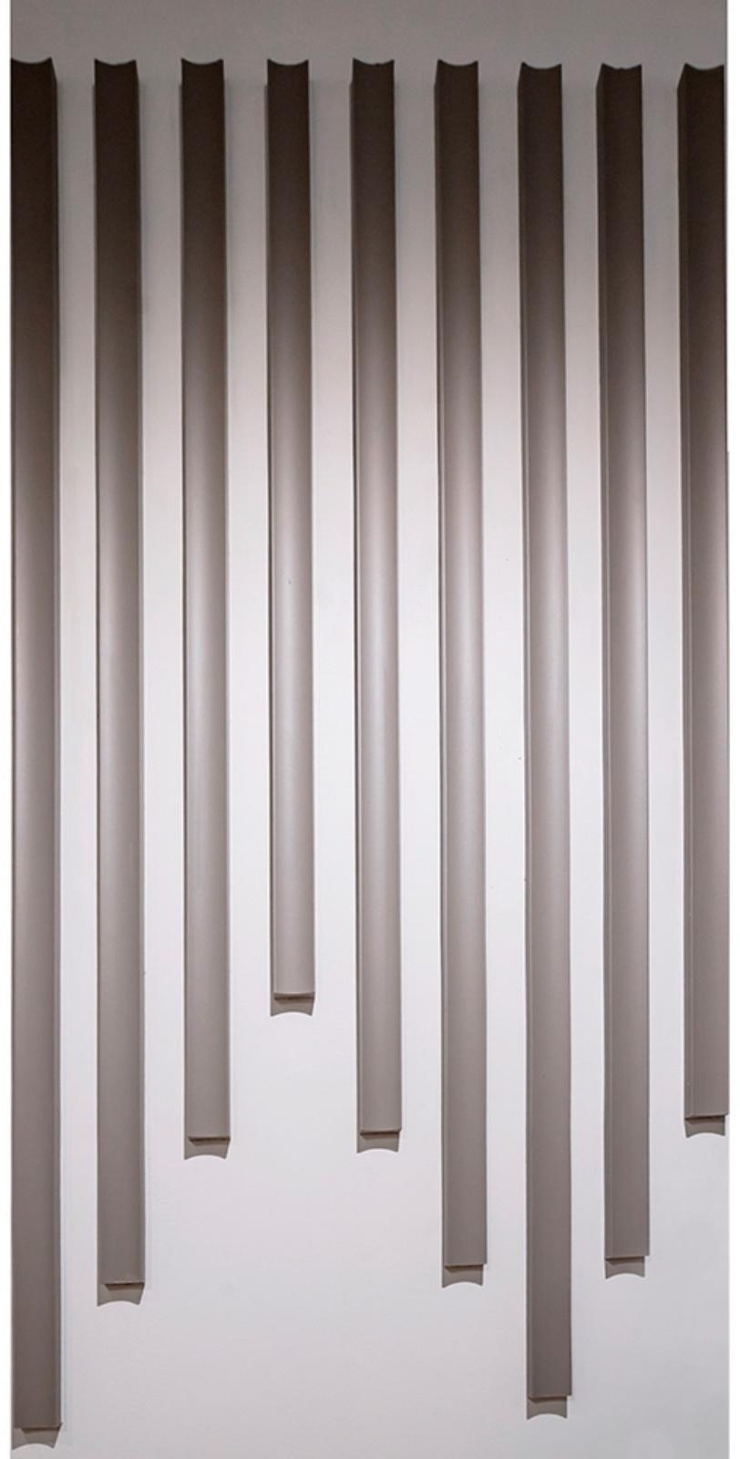 Интерьерная Рейка МДФ Планкен Рекесс De Luxe Sandgrau 2700х50х19 мм