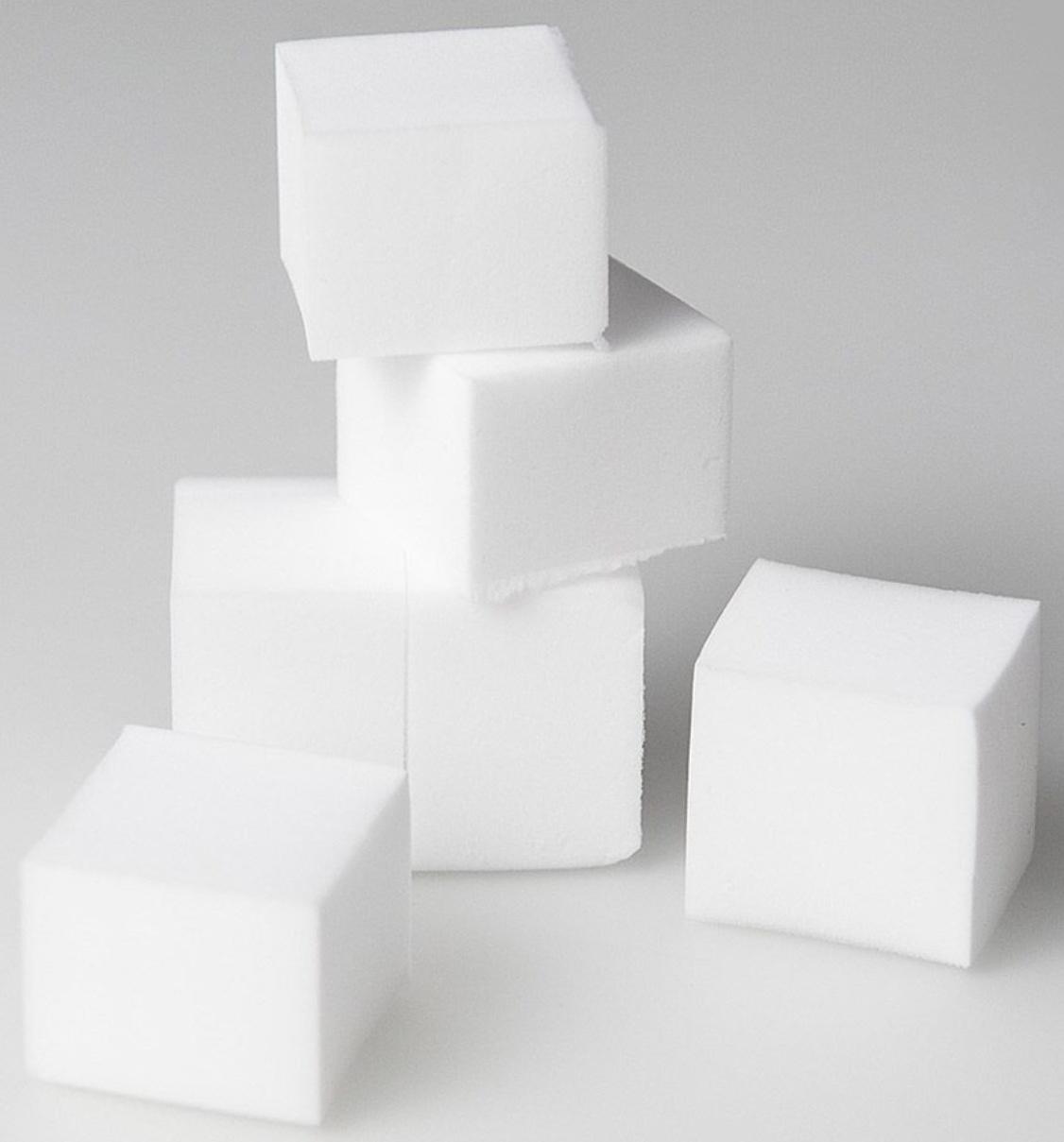 Губка меламиновая, 8 кубиков, 12х7.5х3.7 см