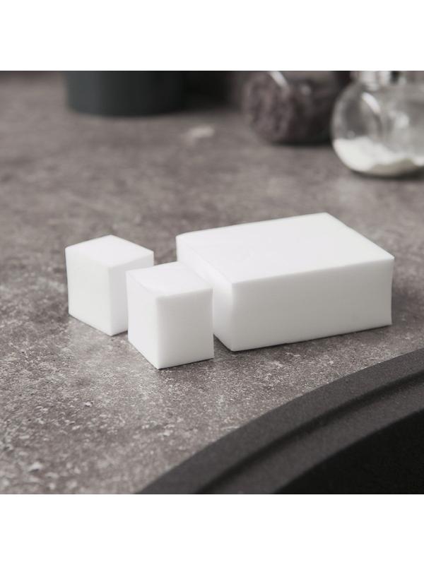 Губка меламиновая, 8 кубиков, 12х7.5х3.7 см