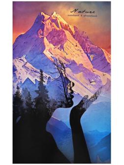 Телефонная книжка-блокнот А6, 48 листов на скрепке 