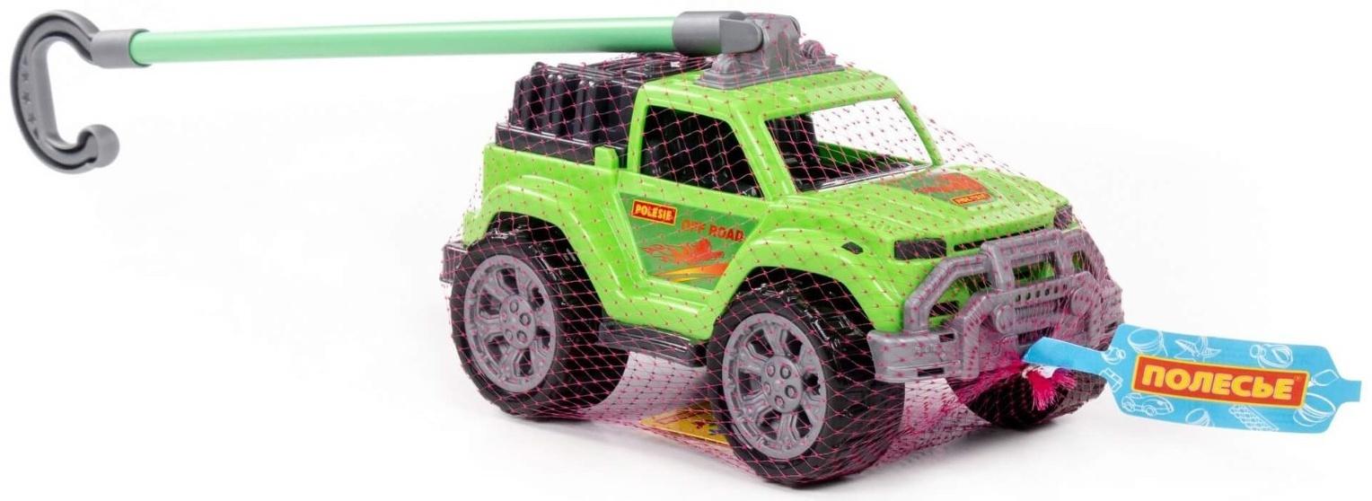 Автомобиль-каталка «Легионер», с ручкой, цвет зелёный