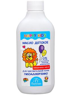 Масло детское для чувствительной кожи Happy Kids аромат миндаля, 250 мл