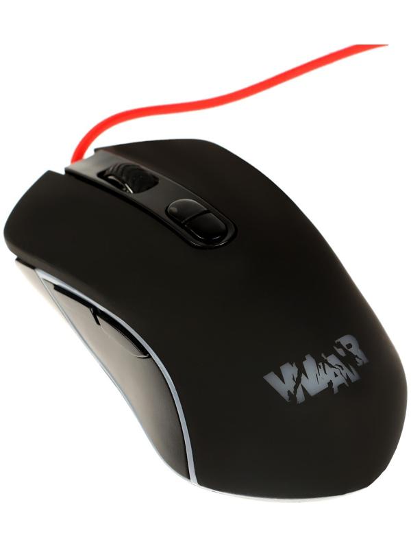 Игровой набор Qumo Wartime K51/M67 3 в 1, клавиатура+мышь+ковер, 3200 dpi