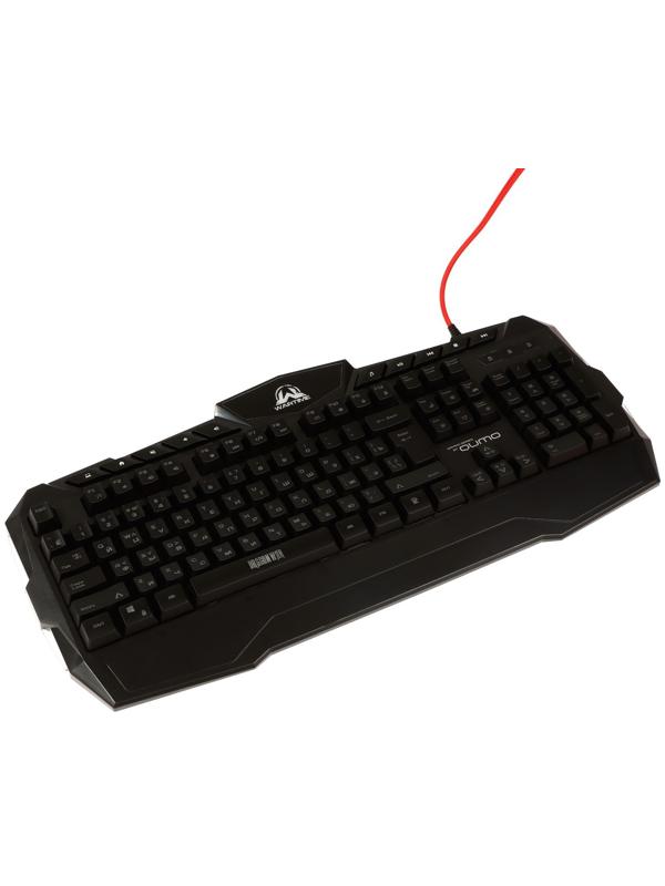 Игровой набор Qumo Wartime K51/M67 3 в 1, клавиатура+мышь+ковер, 3200 dpi