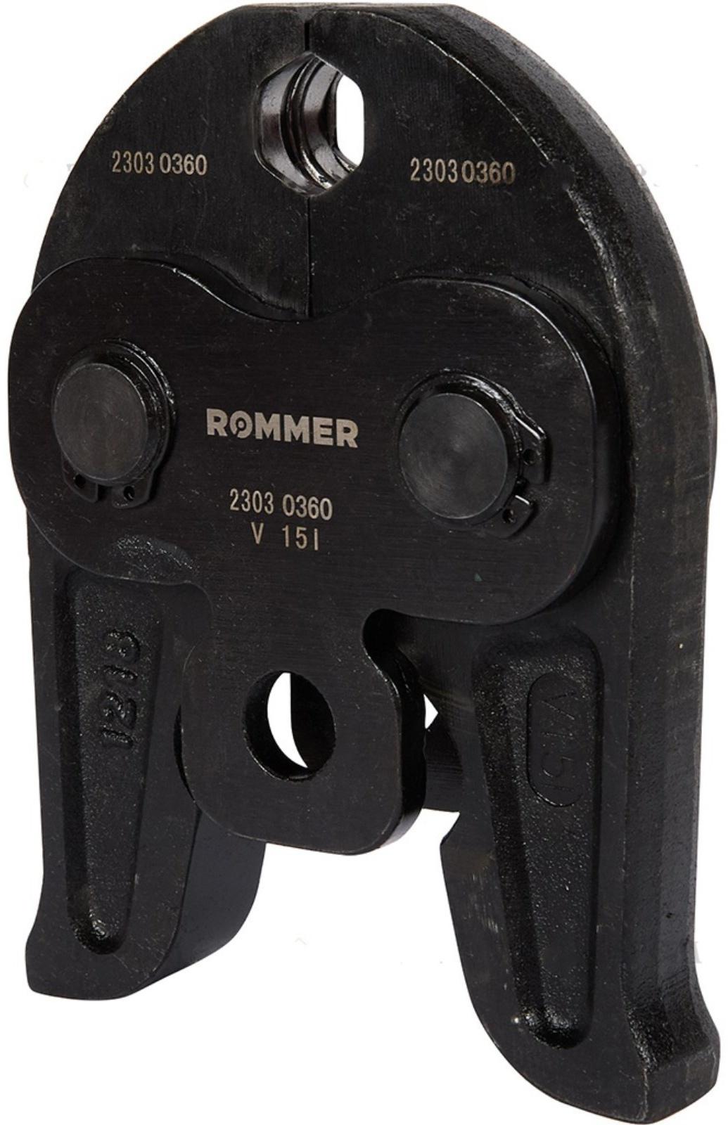 Пресс-клещи ROMMER RPT-0003-000015, V-профиль, 15