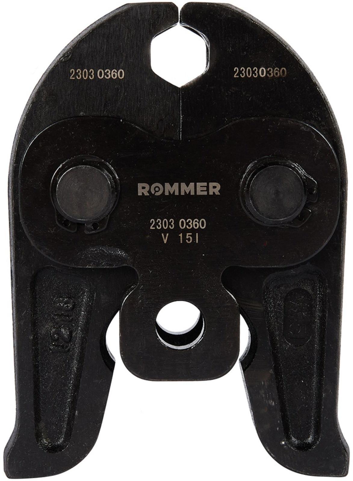 Пресс-клещи ROMMER RPT-0003-000015, V-профиль, 15