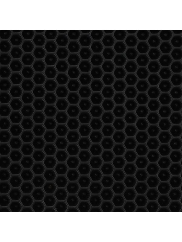 Коврик eva универсальный Grand Caratt, Соты 46 х 66 см, черный