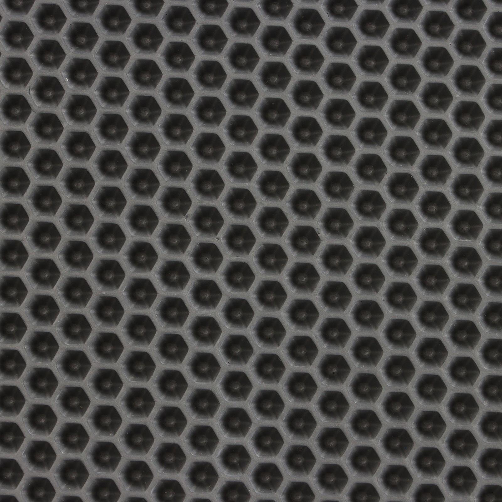 Коврик eva универсальный Grand Caratt, Соты 46 х 66 см, серый