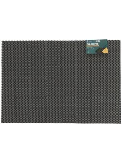 Коврик eva универсальный Grand Caratt, Соты 46 х 66 см, серый