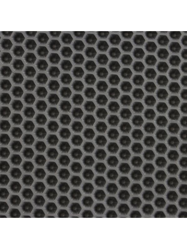 Коврик eva универсальный Grand Caratt, Соты 46 х 66 см, серый