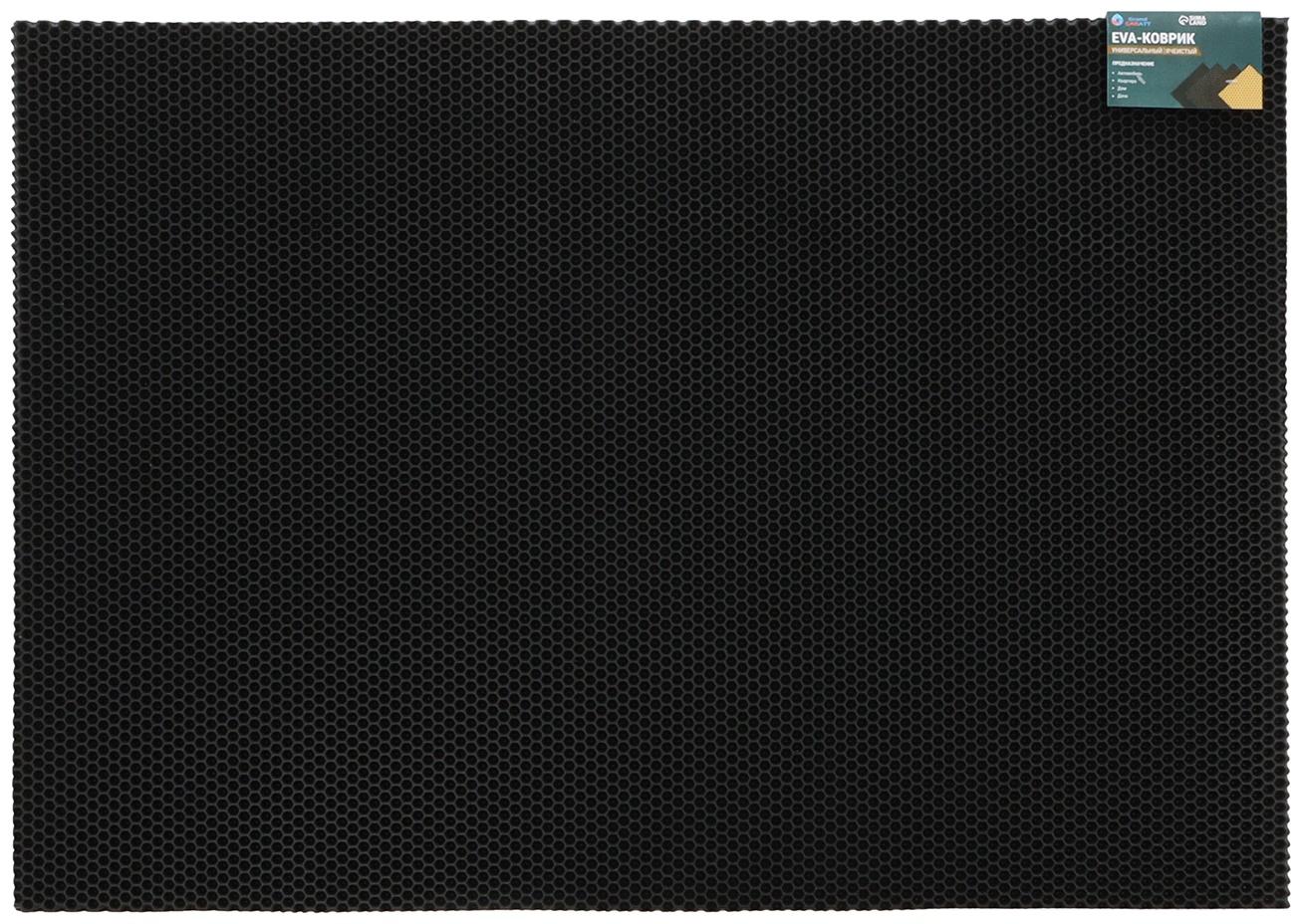 Коврик eva универсальный Grand Caratt, Соты 100 х 70 см, черный