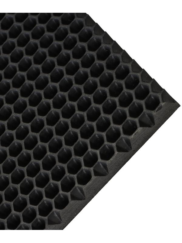 Коврик eva универсальный Grand Caratt, Соты 100 х 70 см, черный