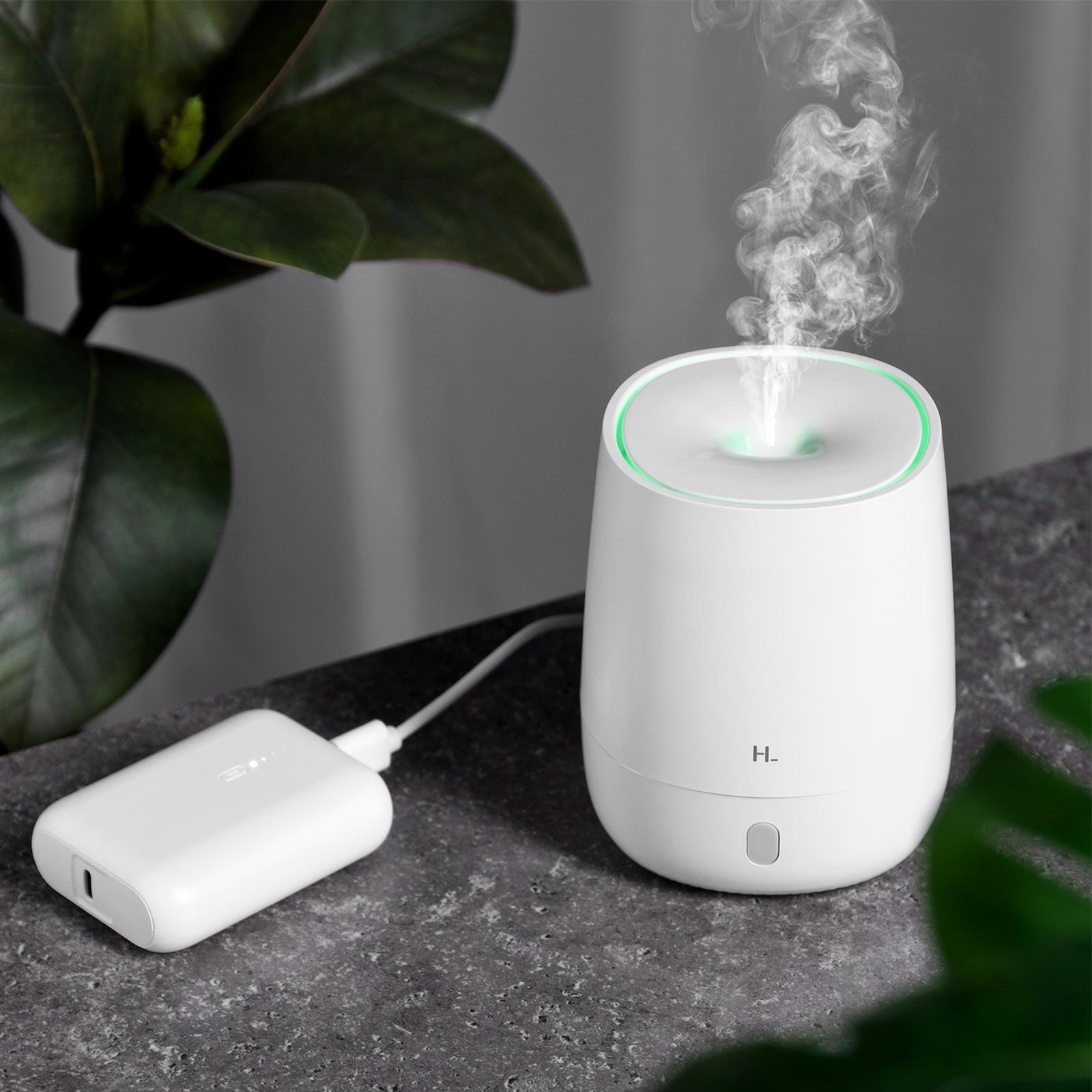 Увлажнитель воздуха Windigo HM-15, ультразвуковой, 120 мл, 5 Вт, USB Type-C, подсветка