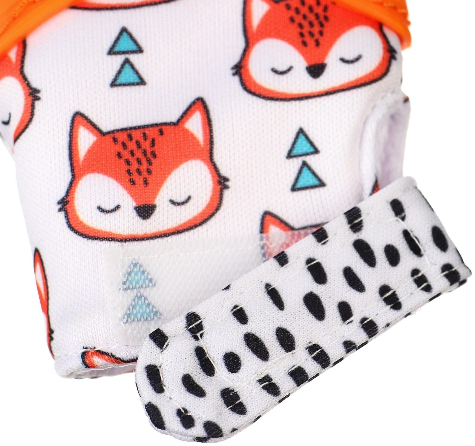 Прорезыватель-рукавичка «Лисичка», Крошка Я