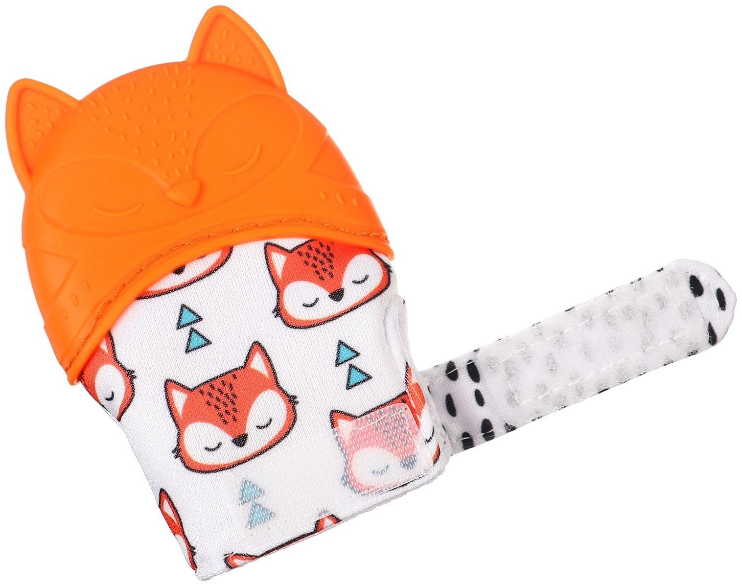 Прорезыватель-рукавичка «Лисичка», Крошка Я