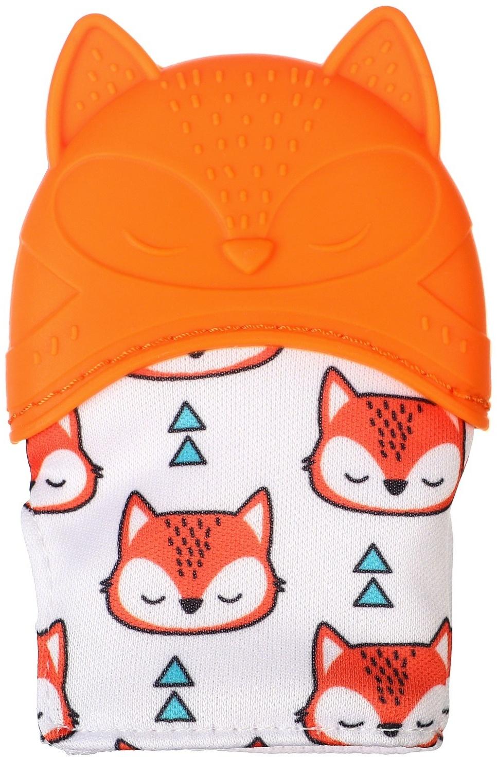 Прорезыватель-рукавичка «Лисичка», Крошка Я