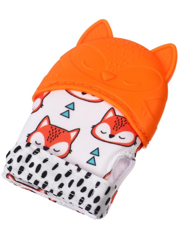 Прорезыватель-рукавичка «Лисичка», Крошка Я