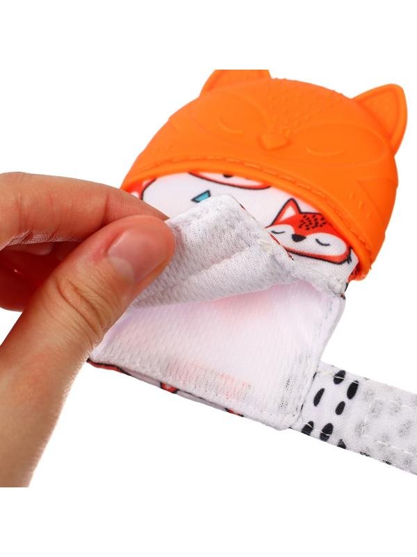 Прорезыватель-рукавичка «Лисичка», Крошка Я