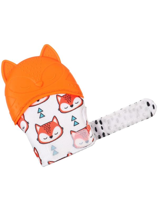 Прорезыватель-рукавичка «Лисичка», Крошка Я
