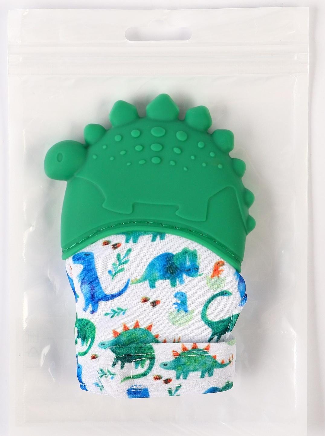 Прорезыватель-рукавичка «Динозаврик», Крошка Я,