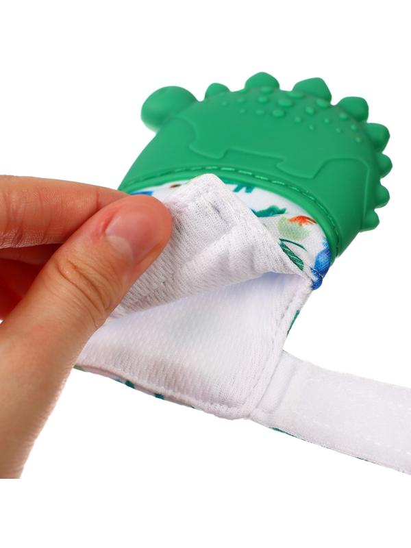 Прорезыватель-рукавичка «Динозаврик», Крошка Я,