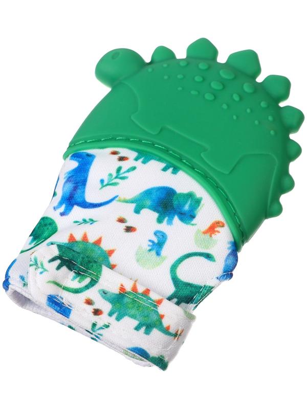 Прорезыватель-рукавичка «Динозаврик», Крошка Я,