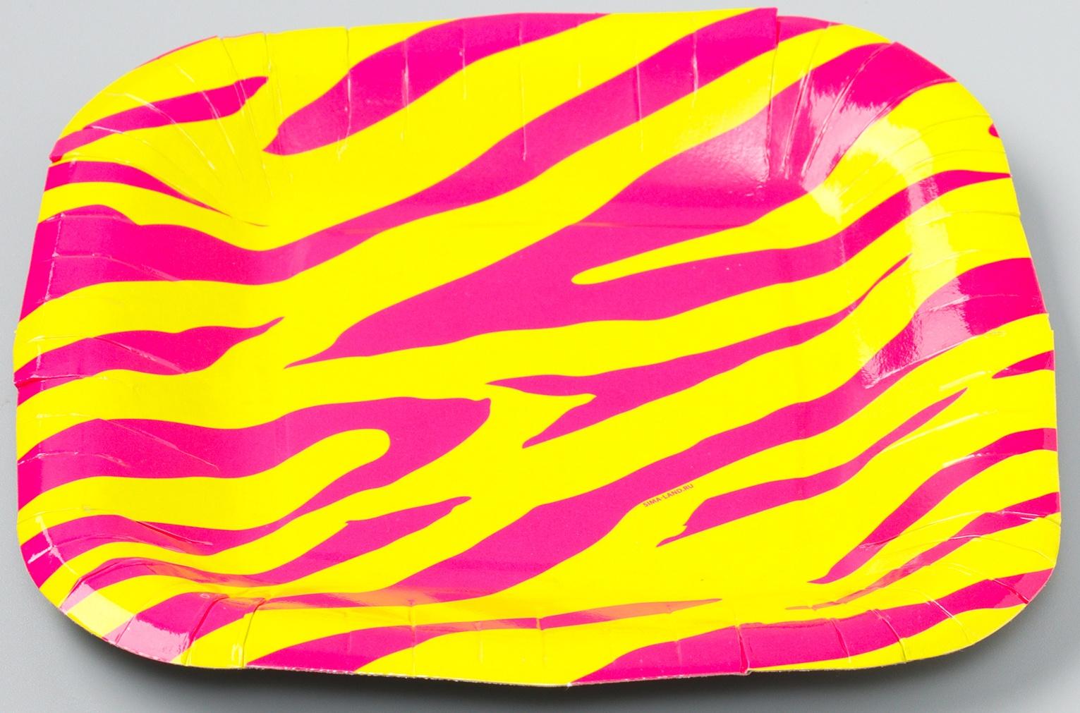 Тарелка бумажная квадратная 