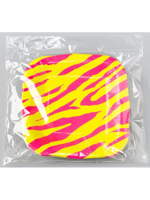 Тарелка бумажная квадратная 