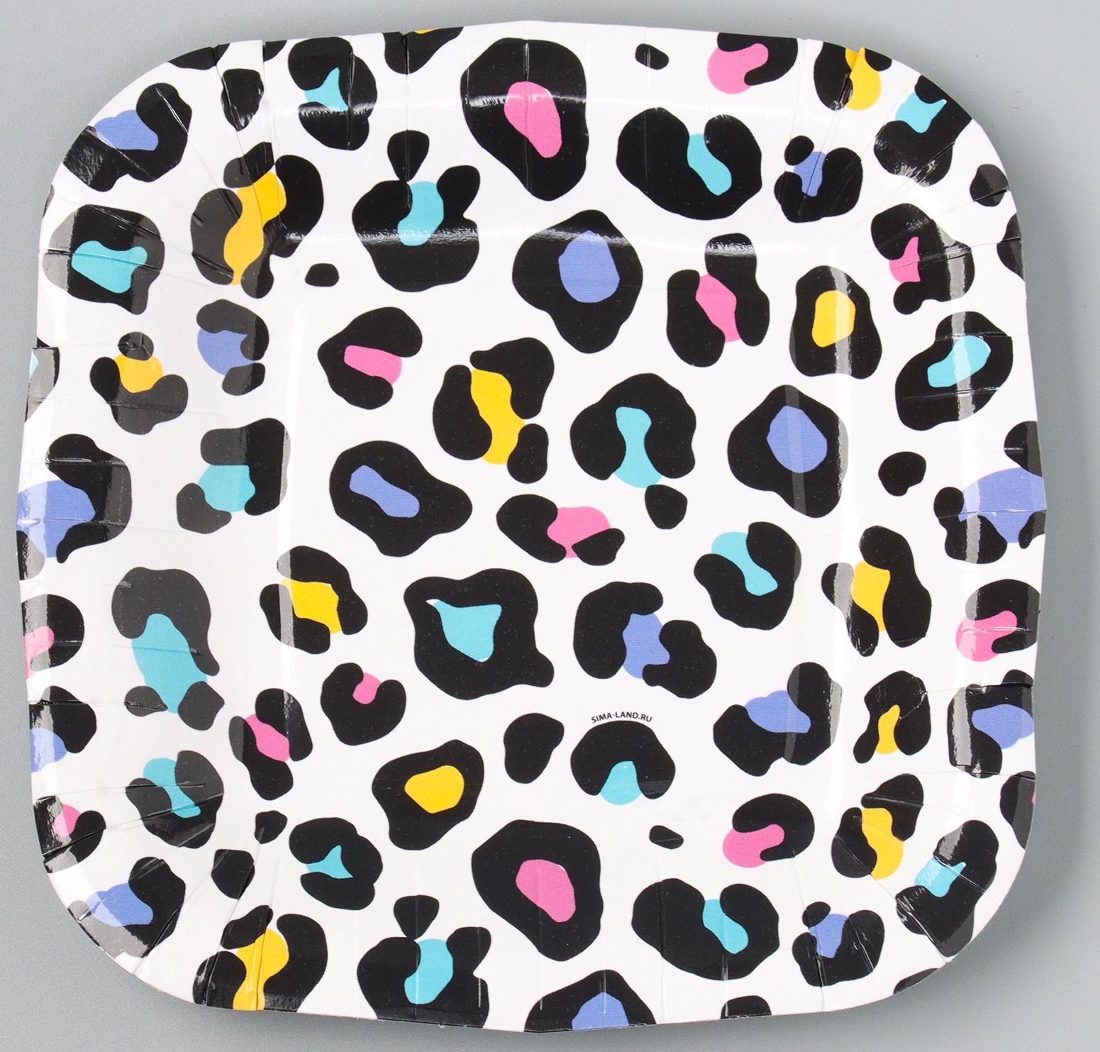 Тарелка бумажная квадратная 