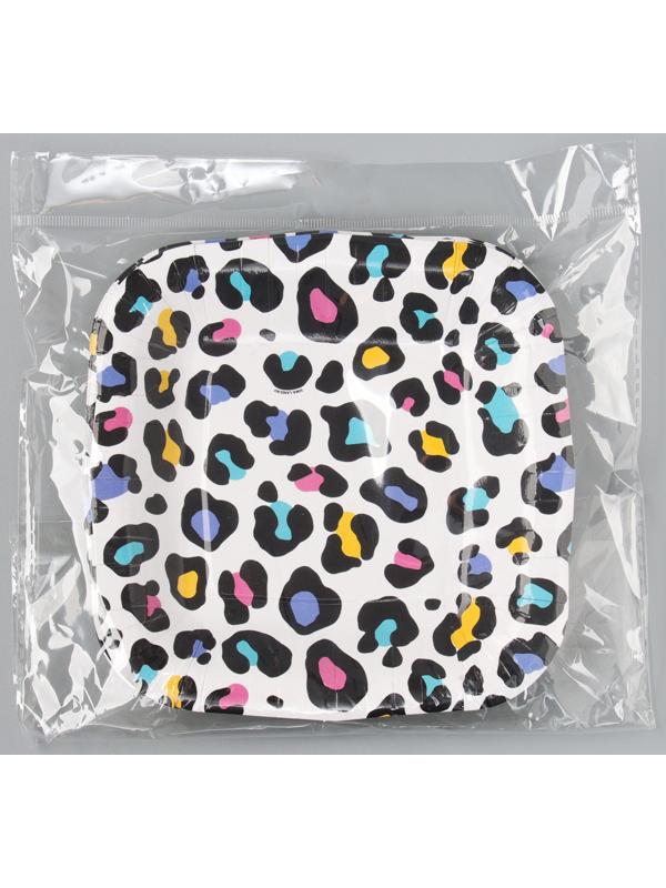 Тарелка бумажная квадратная 