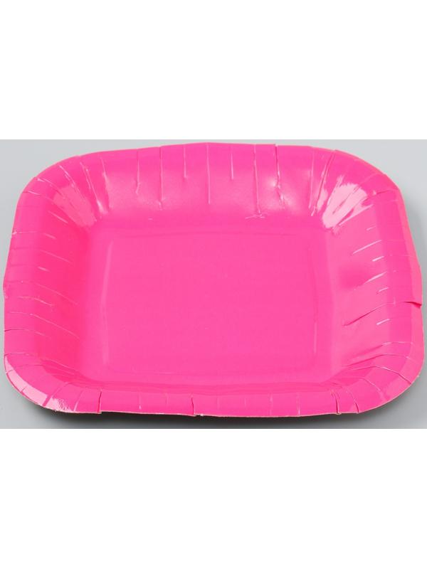 Тарелка бумажная квадратная 