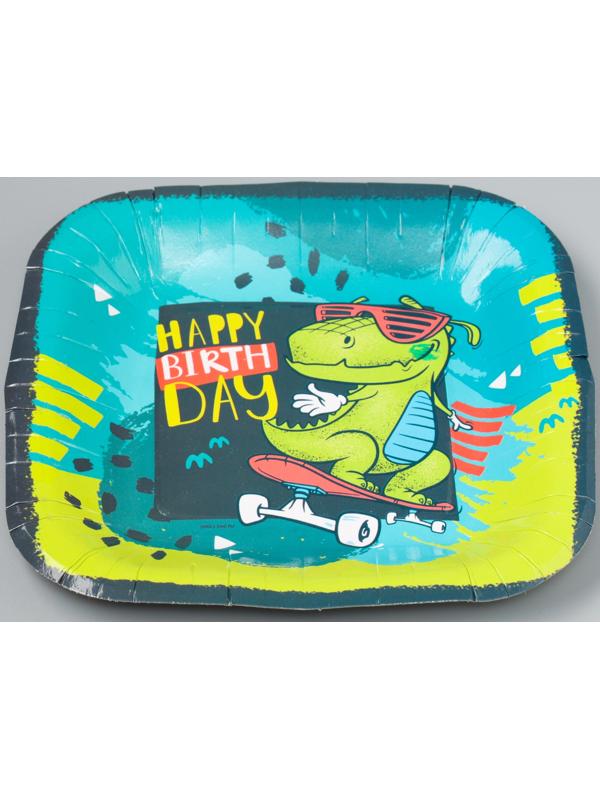 Тарелка бумажная квадратная 