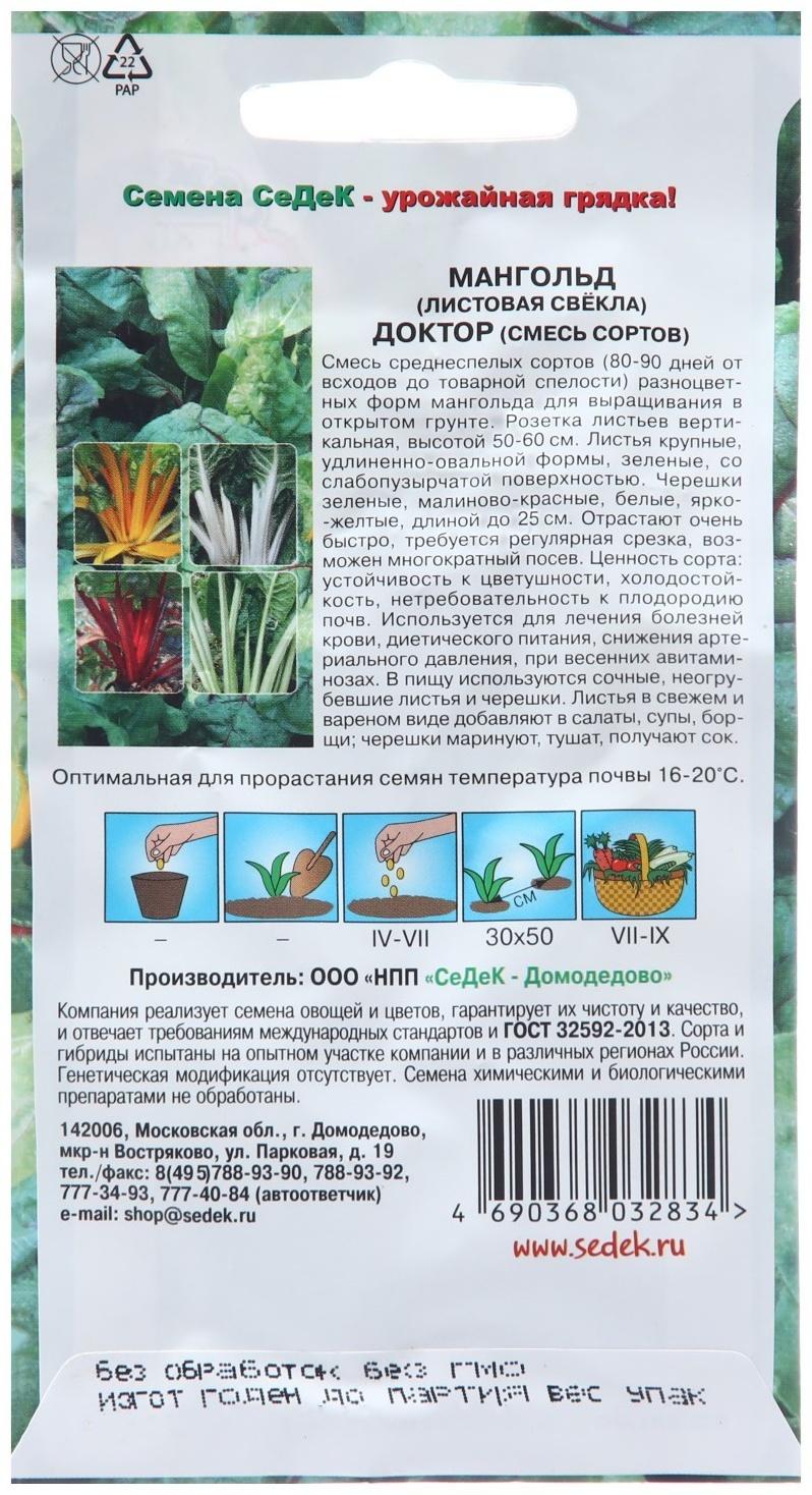 Семена Мангольд 