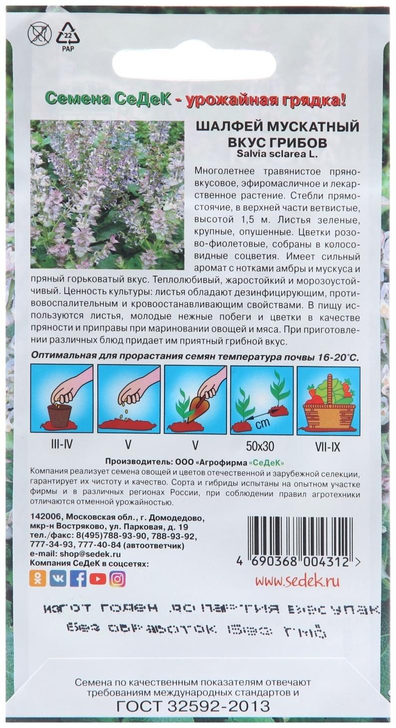 Семена Шалфей 