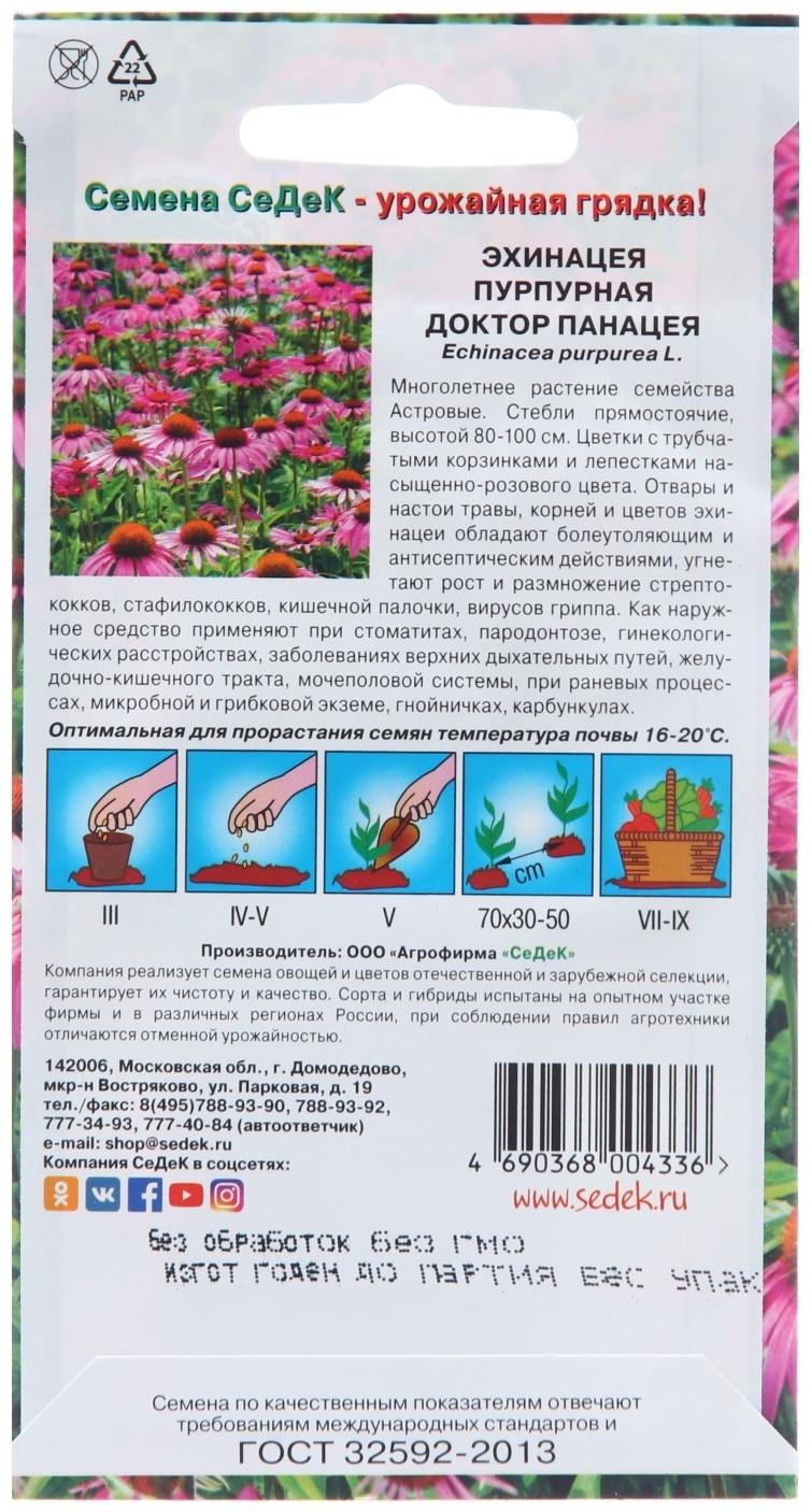 Семена Эхинацея 